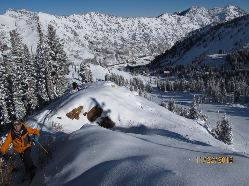 pre season backcountry touring alta ski resort