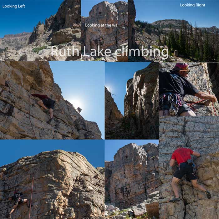 Ruth Lake rock Climbing