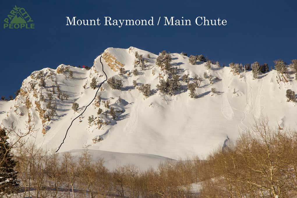 Mount Raymond chutes