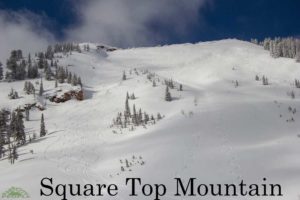 Backcountry skiing Square Top Mountain Park City