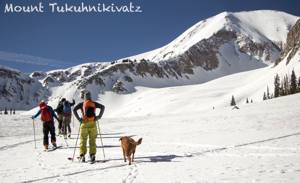 Backcountry Skiing La Sal Mountains Mount Tukuhnikivatz