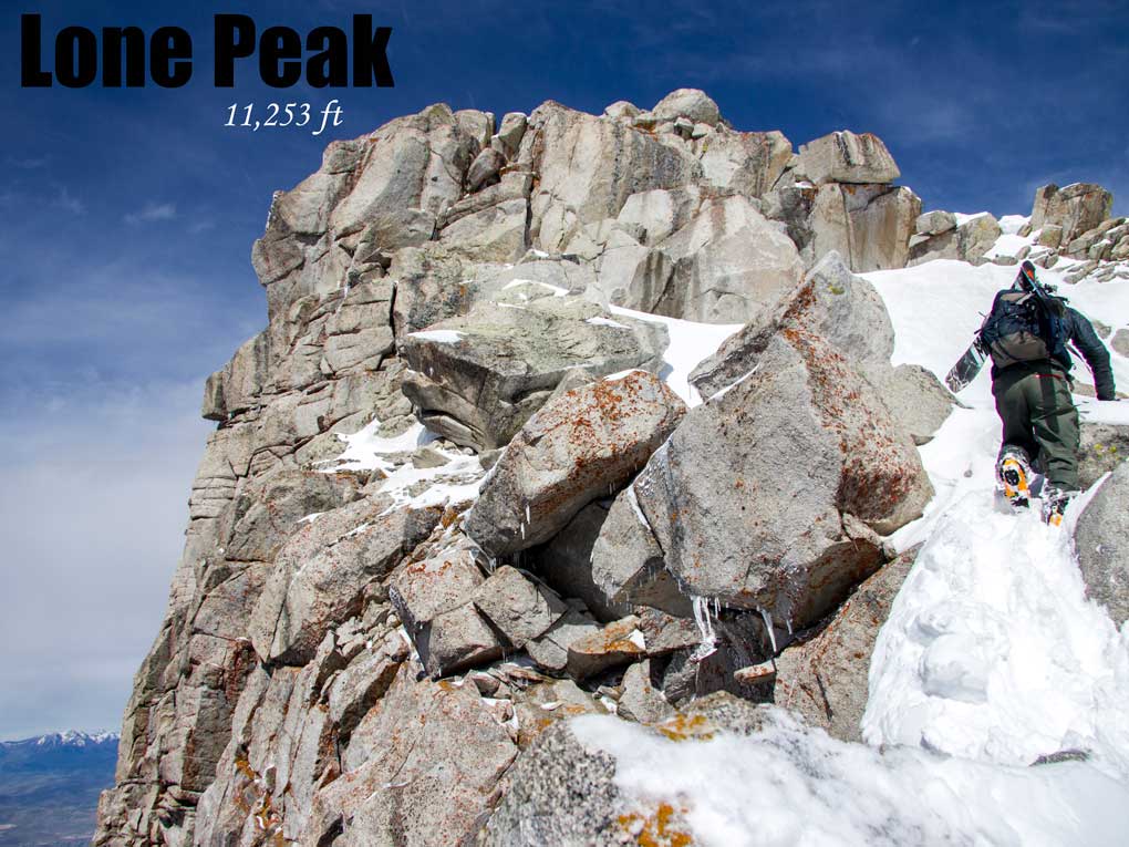 Lone Peak Summit Wasatch Mountains