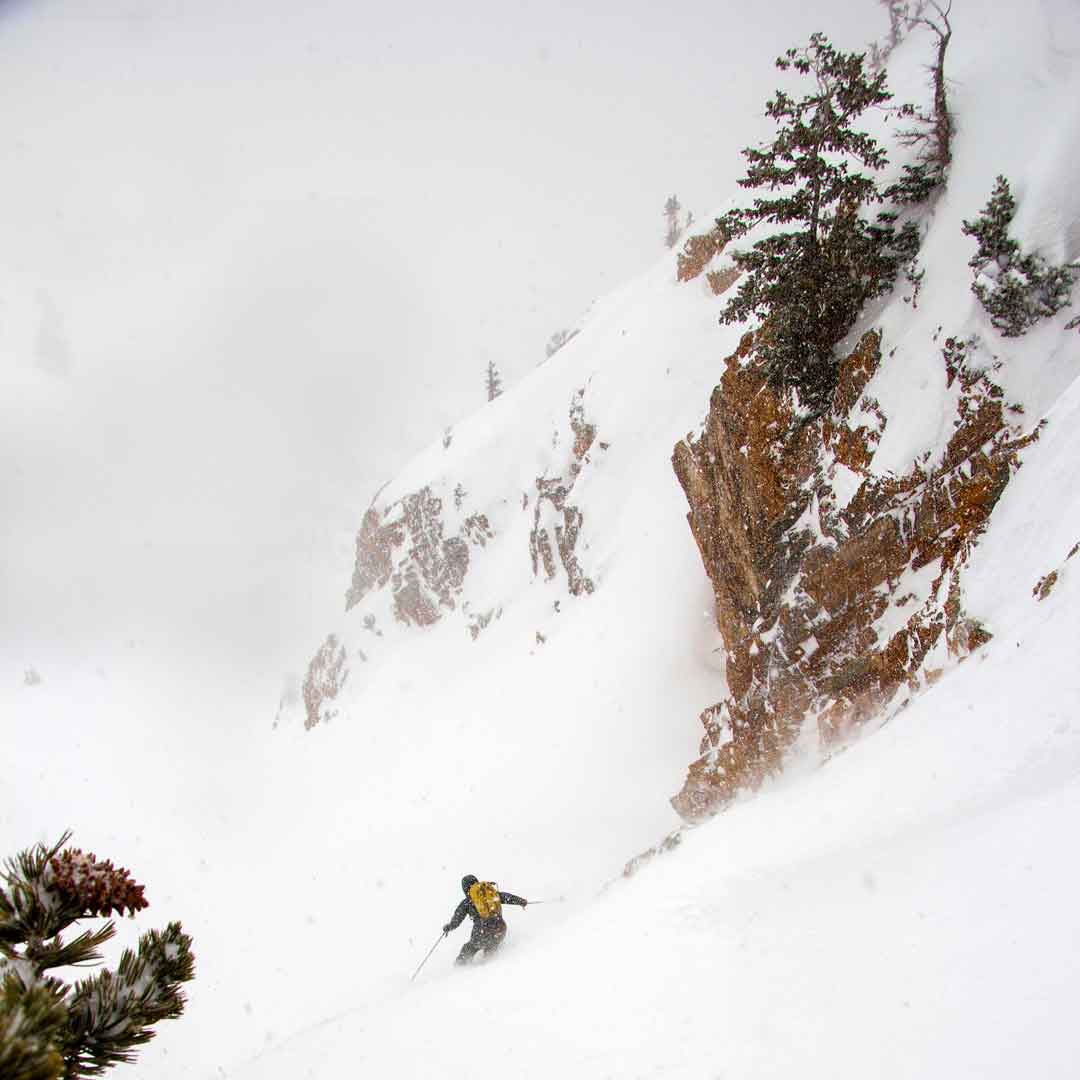 Tri Chutes, Ski Touring route in Utah