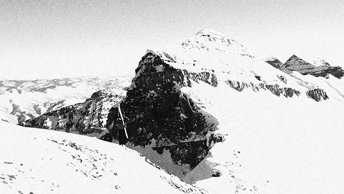 Backcountry Skiing Mount Timpanogos Cold Fusion & Grunge Couloirs